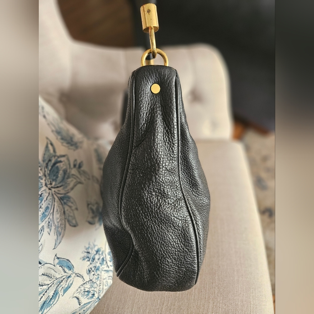 Marc By Marc Jacobs Too Hot to Handle Hobo Bag Leather Black - Picture 5 of 17